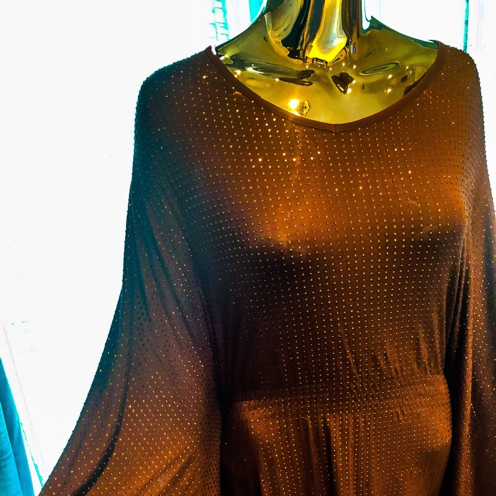 Stunning Sheri Bodell crystal minidress